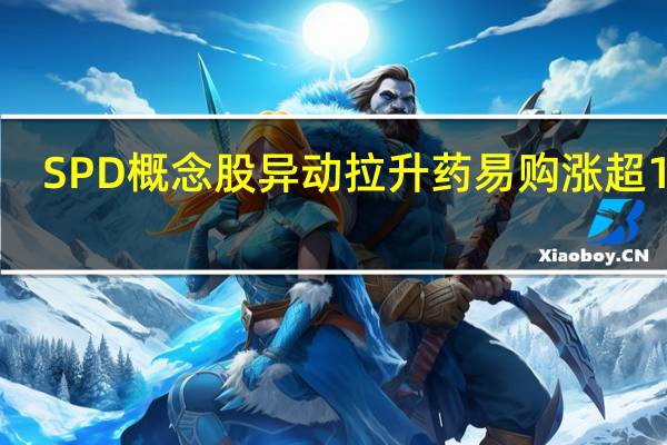 SPD概念股异动拉升 药易购涨超10%