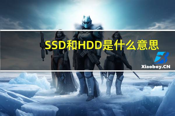 SSD和HDD是什么意思