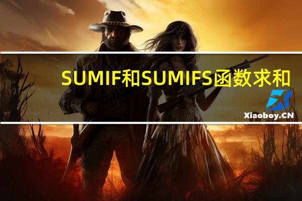 SUMIF和SUMIFS函数求和