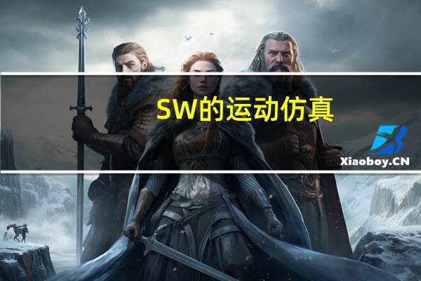 SW的运动仿真