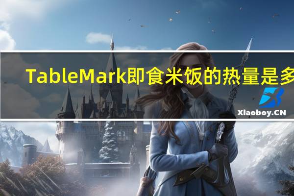 TableMark 即食米饭的热量是多少