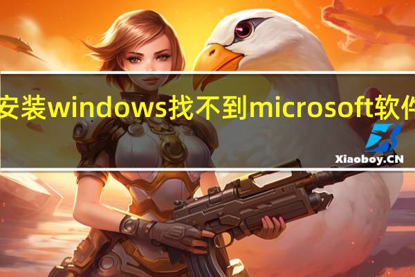 U盘安装windows找不到microsoft软件许可条款