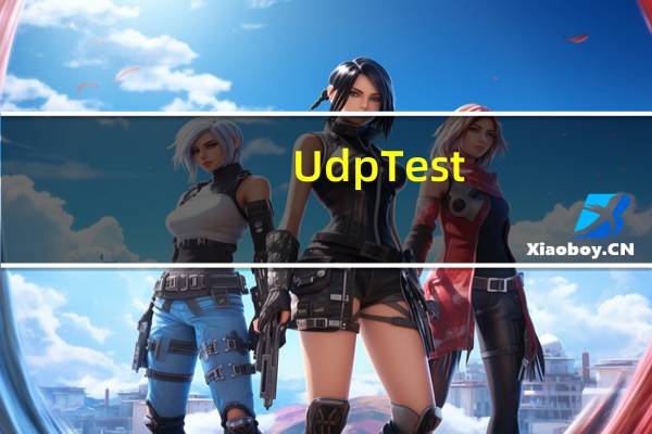 UdpTest(UDP测试工具) V1.0 绿色版(UdpTest(UDP测试工具) V1.0 绿色版功能简介)