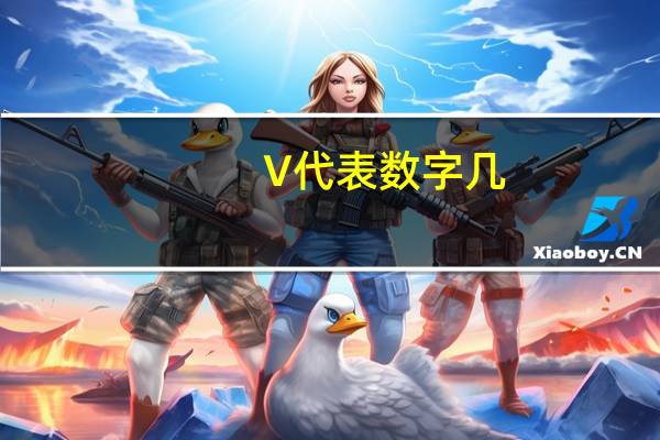 V代表数字几
