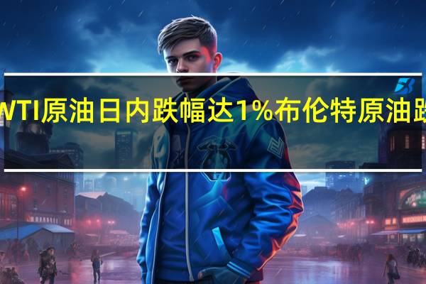 WTI原油日内跌幅达1% 布伦特原油跌近1%