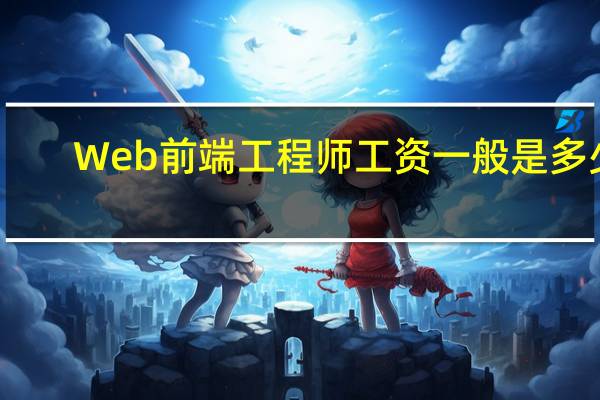Web前端工程师工资一般是多少