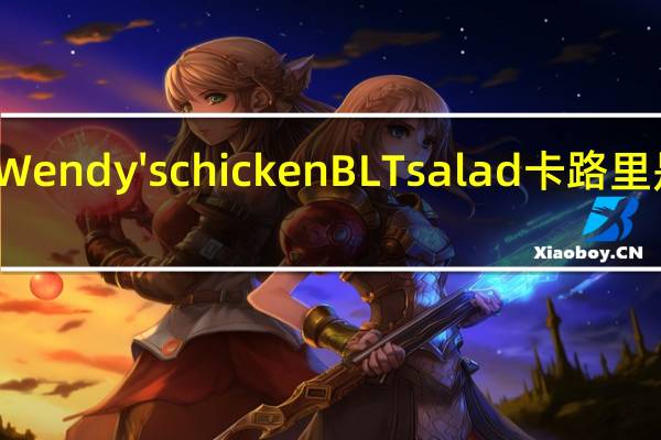 Wendy's chicken BLT salad卡路里是多少