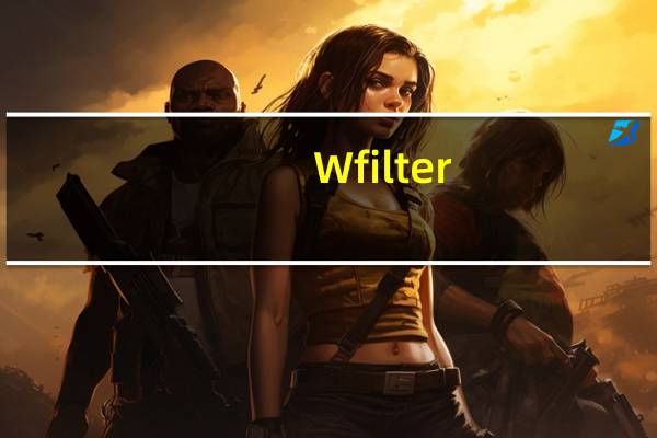 Wfilter(超级嗅探狗) V4.1.293 破解版(Wfilter(超级嗅探狗) V4.1.293 破解版功能简介)