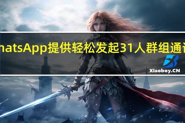 WhatsApp提供轻松发起31人群组通话的功能