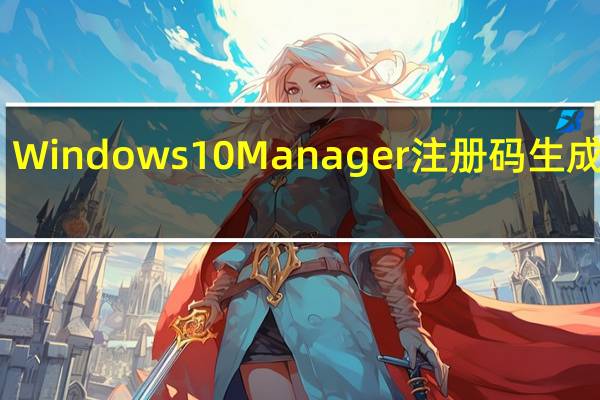 Windows 10 Manager注册码生成器 V1.0 免费版（Windows 10 Manager注册码生成器 V1.0 免费版功能简介）