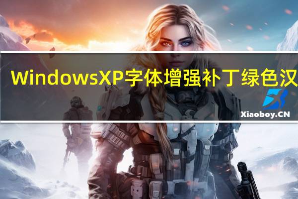 WindowsXP字体增强补丁 绿色汉化版（WindowsXP字体增强补丁 绿色汉化版功能简介）