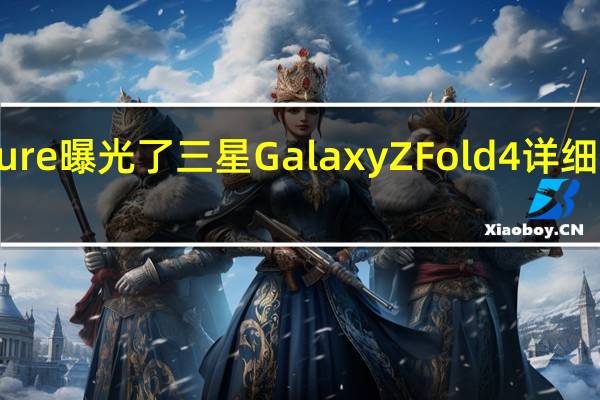 Winfuture曝光了三星GalaxyZFold4详细信息包括价格