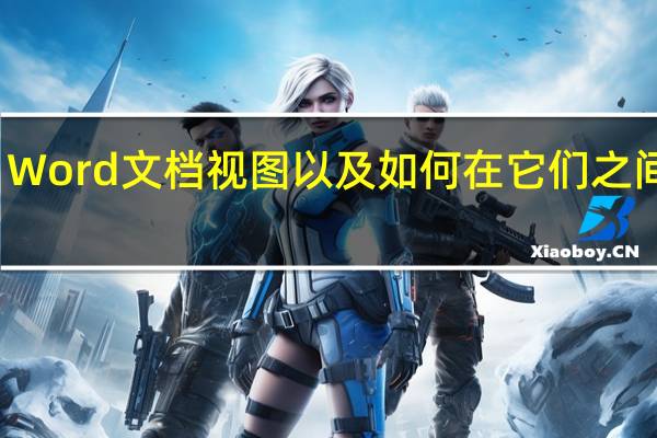 Word文档视图以及如何在它们之间切换