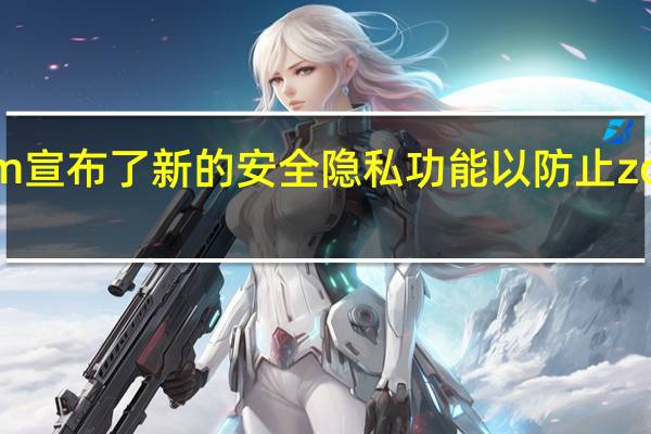 Zoom宣布了新的安全隐私功能以防止zoombomb