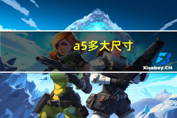 a5多大尺寸