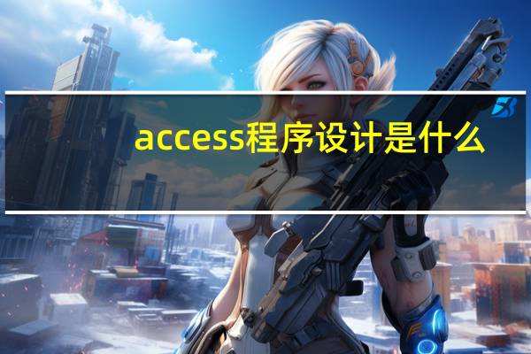 access程序设计是什么