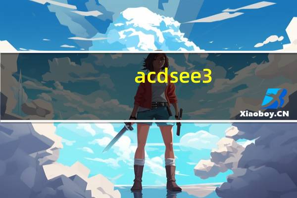 acdsee3.1绿化版 32/64位 免安装版（acdsee3.1绿化版 32/64位 免安装版功能简介）