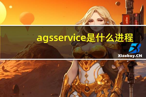 agsservice是什么进程(alg是什么进程)