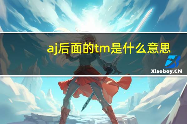 aj后面的tm是什么意思