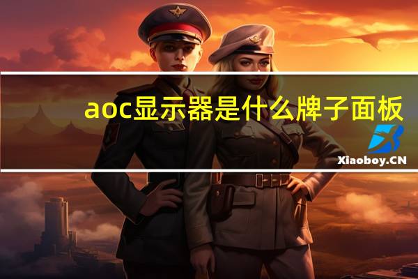 aoc显示器是什么牌子面板
