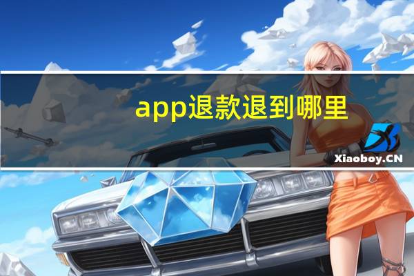 app退款退到哪里（app退款网址）