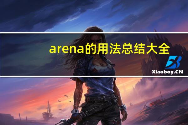 arena的用法总结大全
