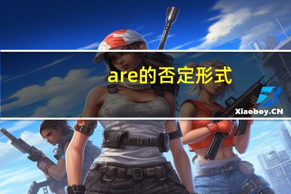 are的否定形式