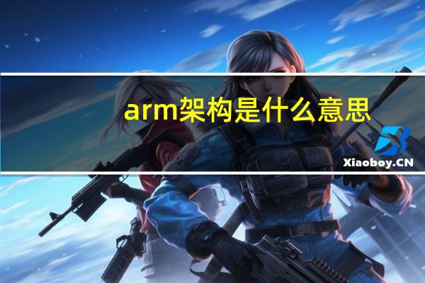arm架构是什么意思（arm架构）