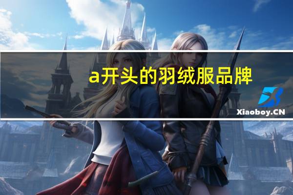 a开头的羽绒服品牌