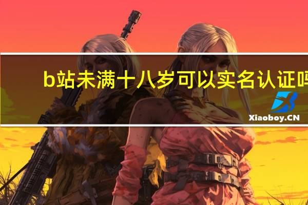 b站未满十八岁可以实名认证吗（b站未满十八岁可以直播吗）