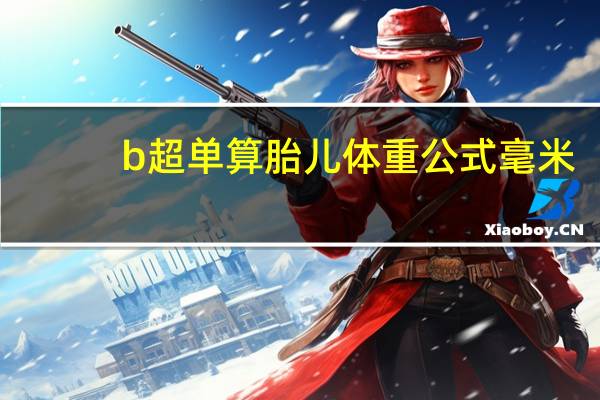 b超单算胎儿体重公式毫米(b超单算胎儿体重公式)