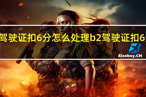 b2驾驶证扣6分怎么处理 b2驾驶证扣6分怎么办