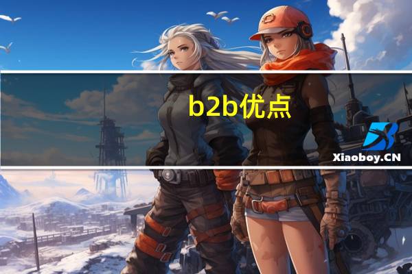 b2b优点