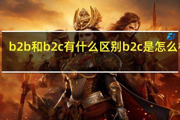 b2b和b2c有什么区别b2c是怎么样的