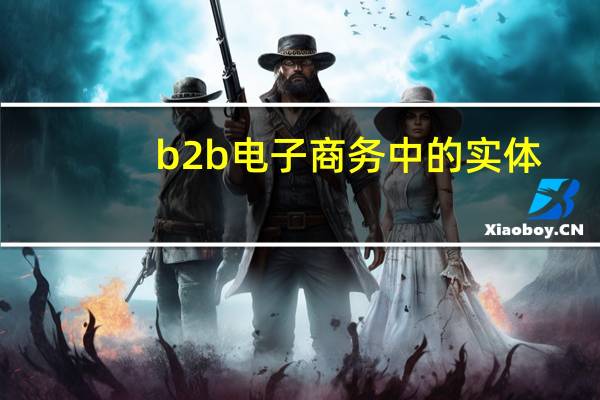 b2b电子商务中的实体