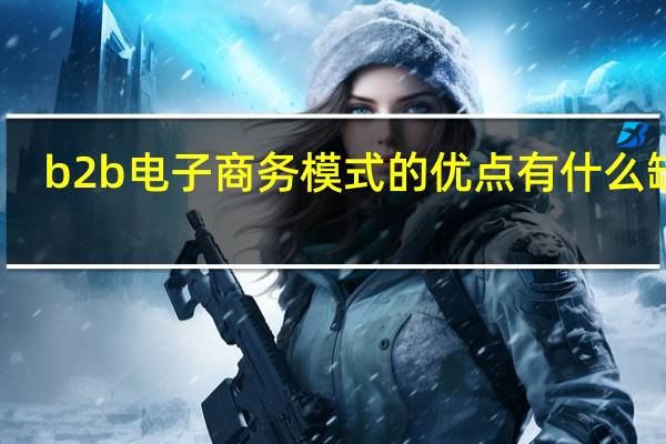 b2b电子商务模式的优点有什么缺点
