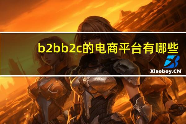 b2bb2c的电商平台有哪些