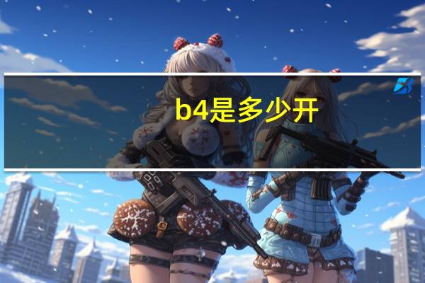 b4是多少开