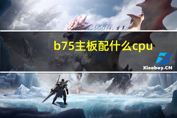 b75主板配什么cpu（b75主板）