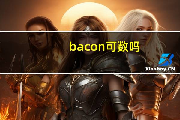bacon可数吗