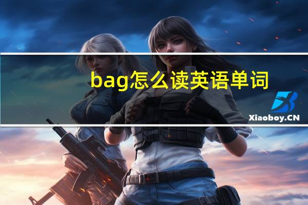bag怎么读英语单词