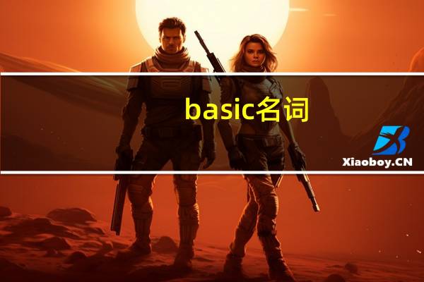 basic名词