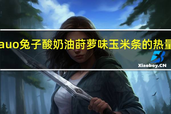 bauo 兔子酸奶油莳萝味玉米条的热量是多少