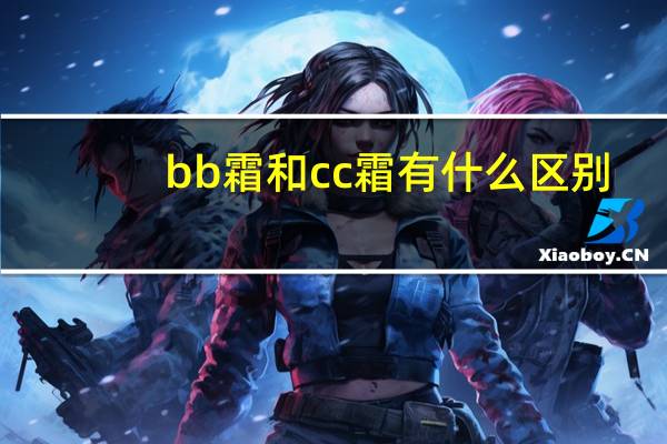 bb霜和cc霜有什么区别