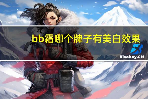 bb霜哪个牌子有美白效果