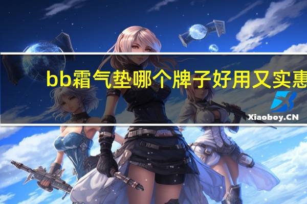 bb霜气垫哪个牌子好用又实惠