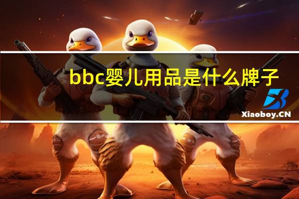 bbc婴儿用品是什么牌子