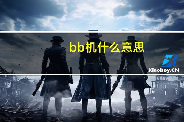 bb机什么意思