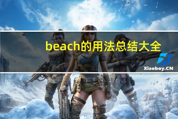 beach的用法总结大全