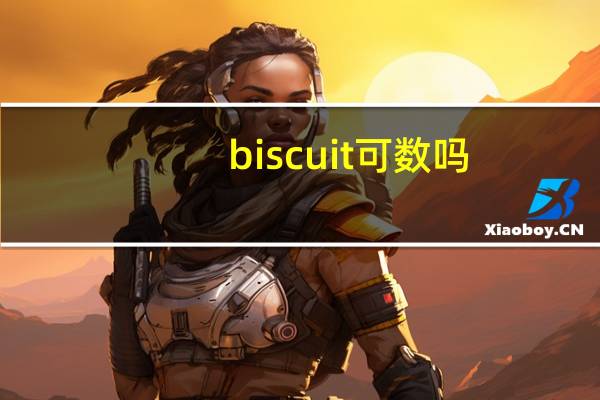 biscuit可数吗?